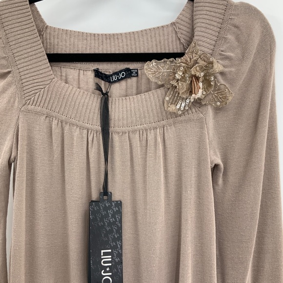 Liu Jo linen blend sweater top - Picture 2 of 4